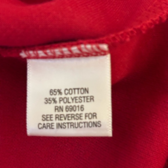 Studio Works Women's Red Buckle Sweatshirt - Picture 3 of 9